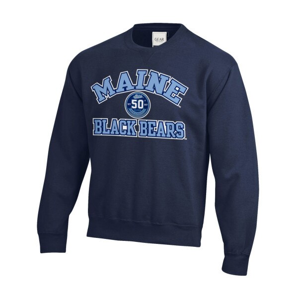 Maine 50th Hockey Season Black Bears Crewneck